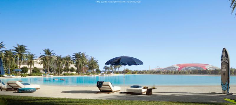Crystal lagoon beach