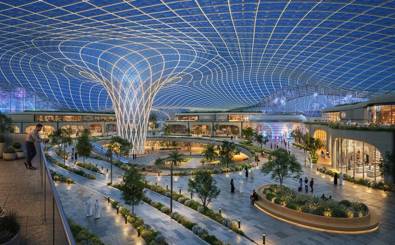 Climate-controlled community spine