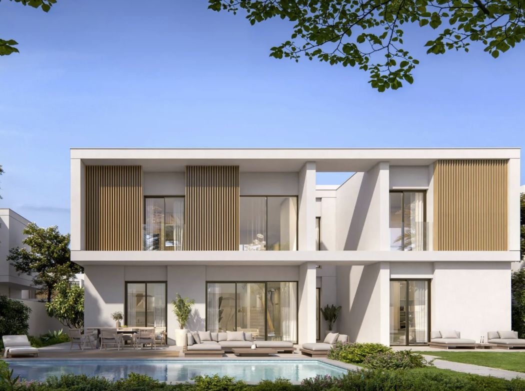 Yas Riva Reserve villa with private pool and garden